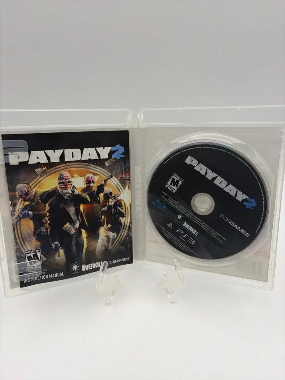 Payday 2 (Sony PlayStation 3, 2013) PS3 Complete CIB W/ Manual - Tested